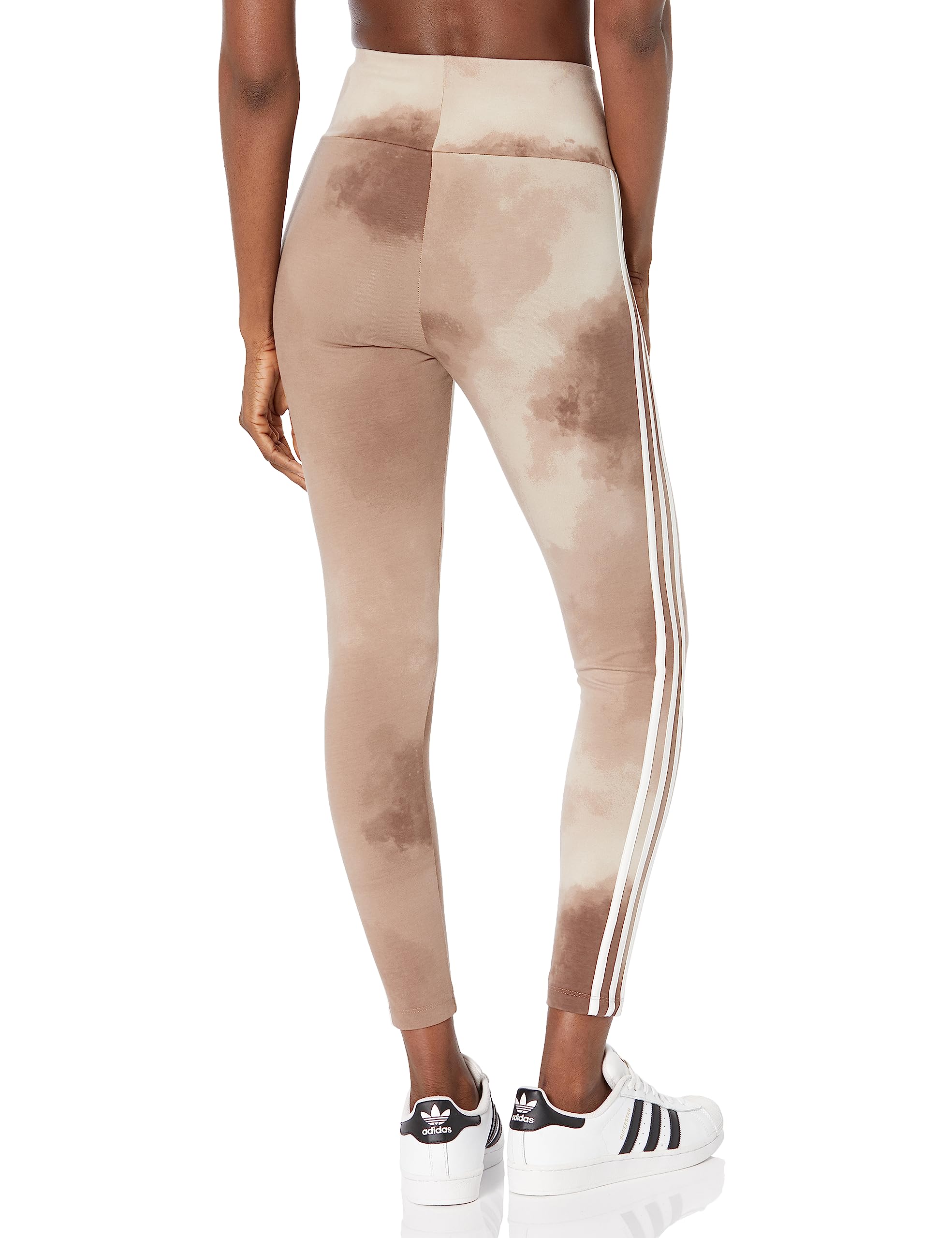 adidas Originals Women's Colour Fade 7/8 Tights, Wonder Beige/Multicolor, Small