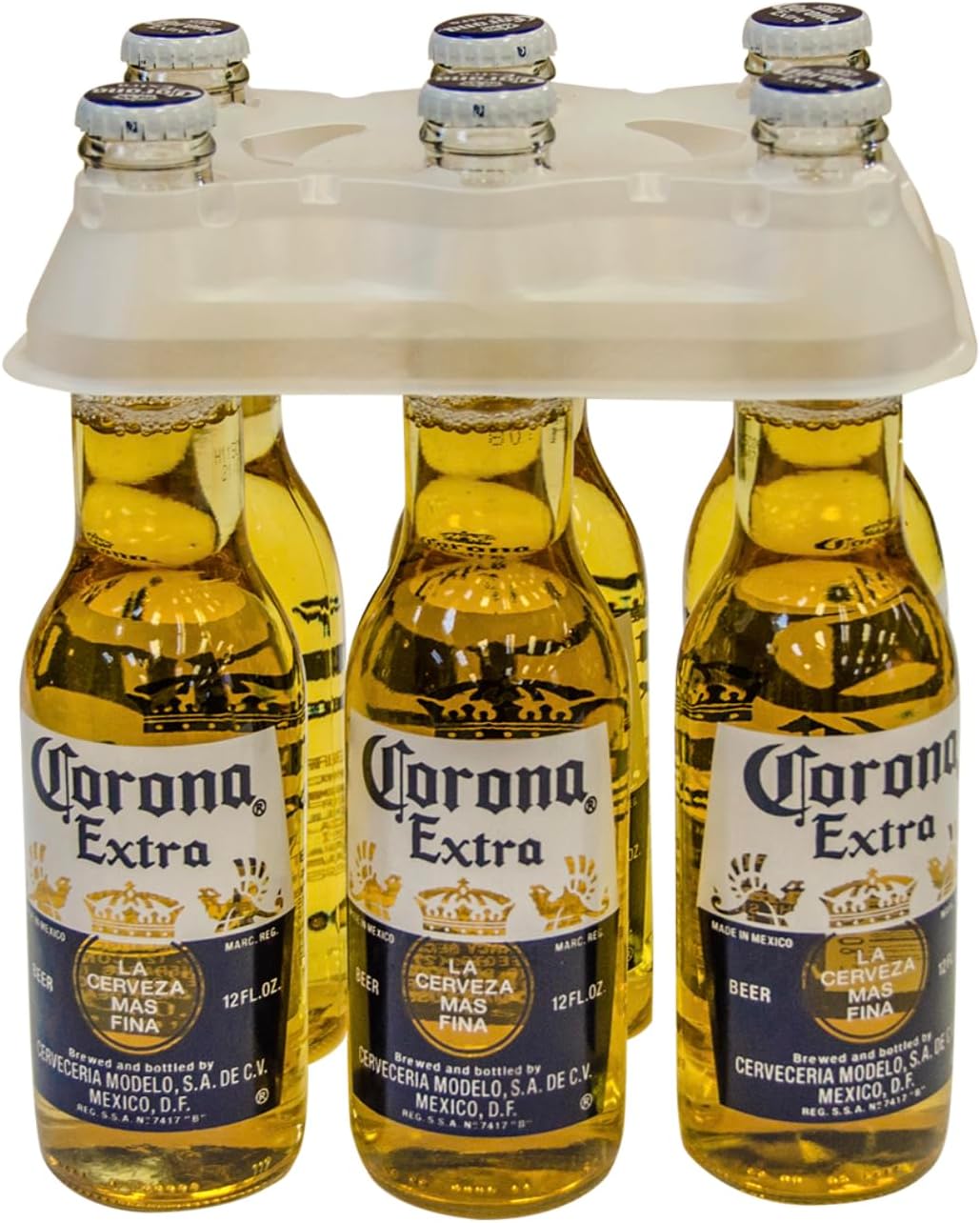 Six Pack Plastic Bottle Carriers for 12oz-16.9oz Plastic or Glass Bottles (Pack of 225) - FAST SAME DAY SHIPPING