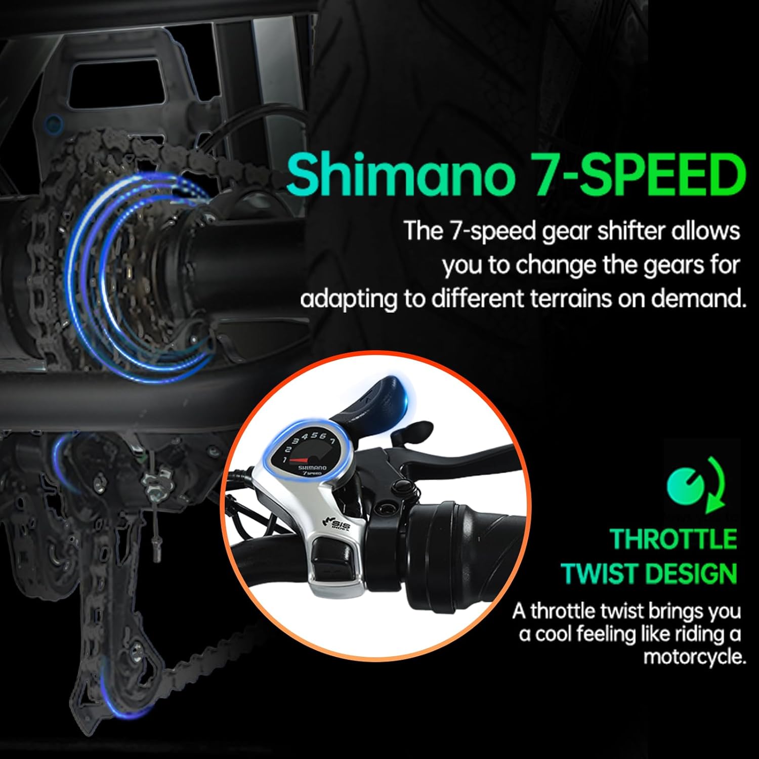 Electric Tricycle for Adults,Fat Tire Folding Electric Trike,3 Wheels Electric Bicycle Bikes, Peak 700W/1100W Step-Thru Etrike with Removable Battery and Large Basket