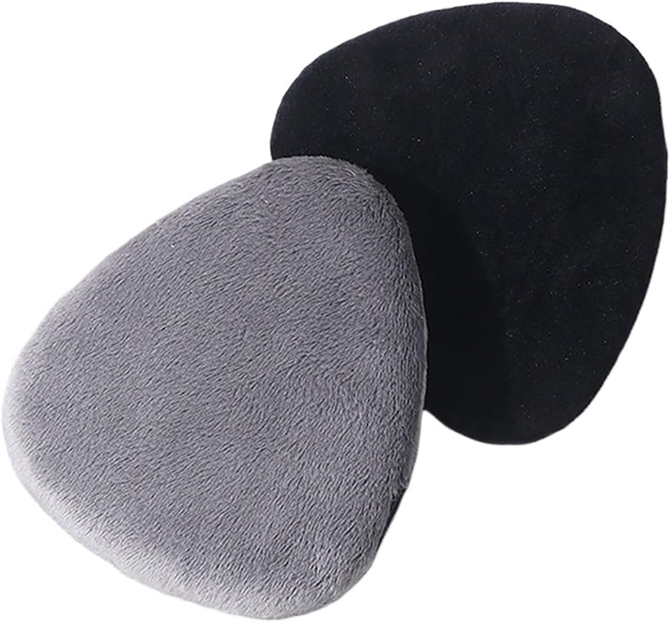 SBTRKT 1Pc Large Drop Shape Velvet Powder Cosmetic Puff Women Soft Makeup Sponge Foundation Cream Beauty Make Up Powder Tools (Color : Black)