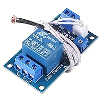 Vista 5 de 5 módulos de relé fotorresistente XH-M131, interruptor de control de luz CC 5V 10A, módulo de relé fotorresistente, sensor de detección de brillo