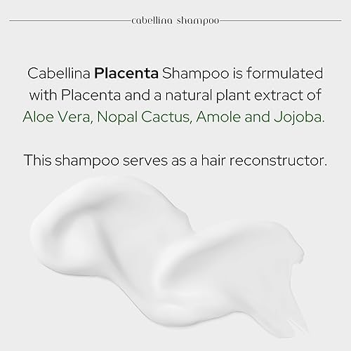Miniatura 3 de Cabellina Pura Placenta and Protein Champú Reconstructor del Cabello - 32oz