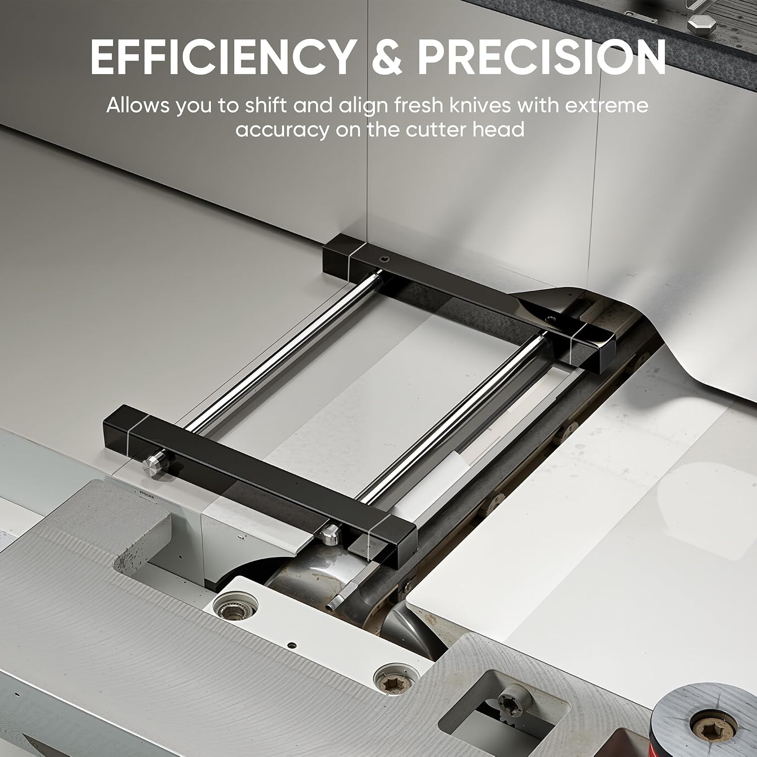 Jointer Knife Setting Jig Metal Bars with Magnets for 4"-8" Jointer Blades Easy Quick Install - 1pack
