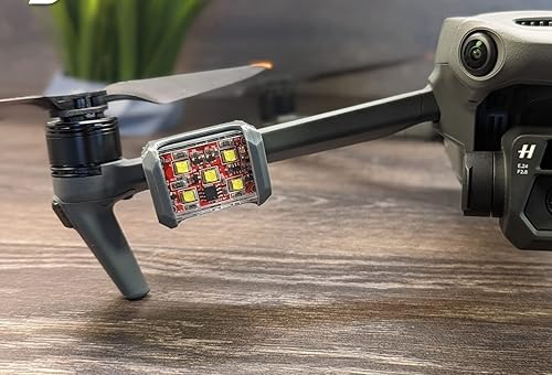 Miniatura 6 de Mavic 3 Kit de luz estroboscópica para navegación compatible con DJI Mavic 3 Drone Cumple con la FAA kit de 2 luces se adapta a soportes de brazos