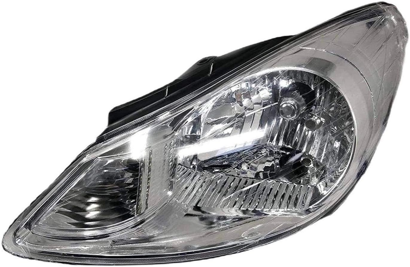 K D Headlight assembly for Hyndai I10 Type1 (Left/Passenger Side) 2007-2010 ( WITHOUT ADJUSTABLE MOTOR)