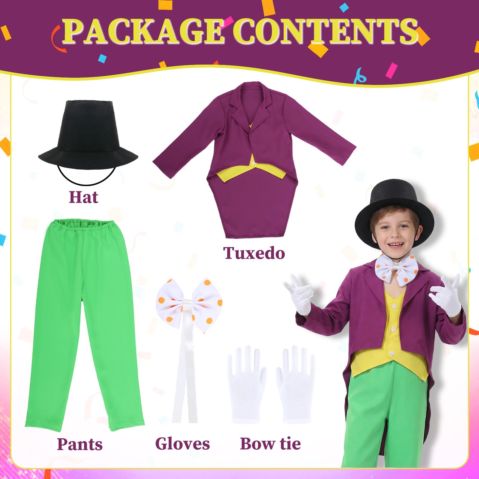 Crittygo Chocolate Factory Costume, World Book Day Costumes, Book Character Factory Workers Costume, Style-1 - Image 2