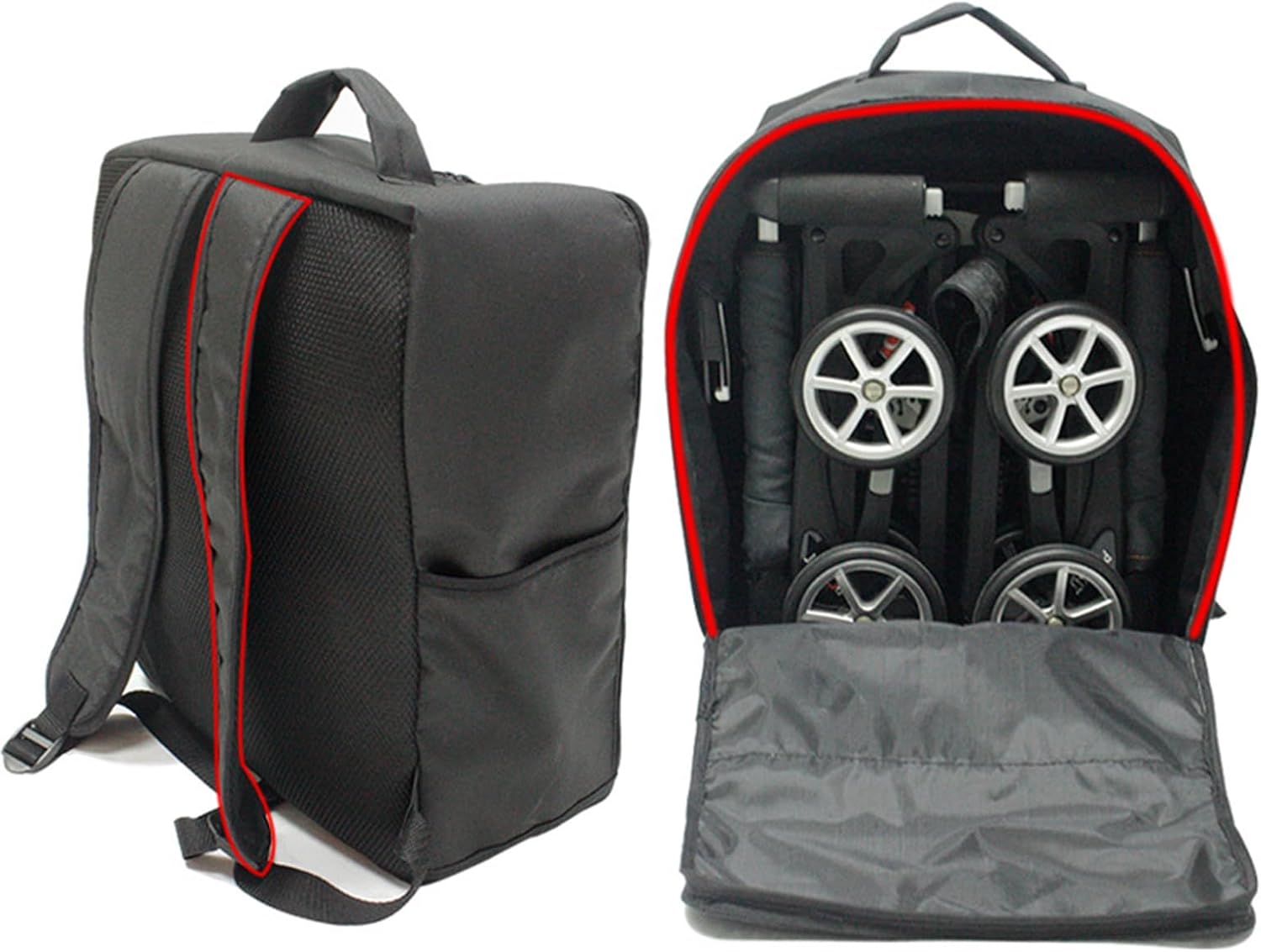 Lightweight Stroller Travel Backpack | Umbrella Stroller Storage Bag for Folding Prams, Ideal for Airplane Gate Check, Airport Travel, Car Transport, Outdoor Trips & City Use