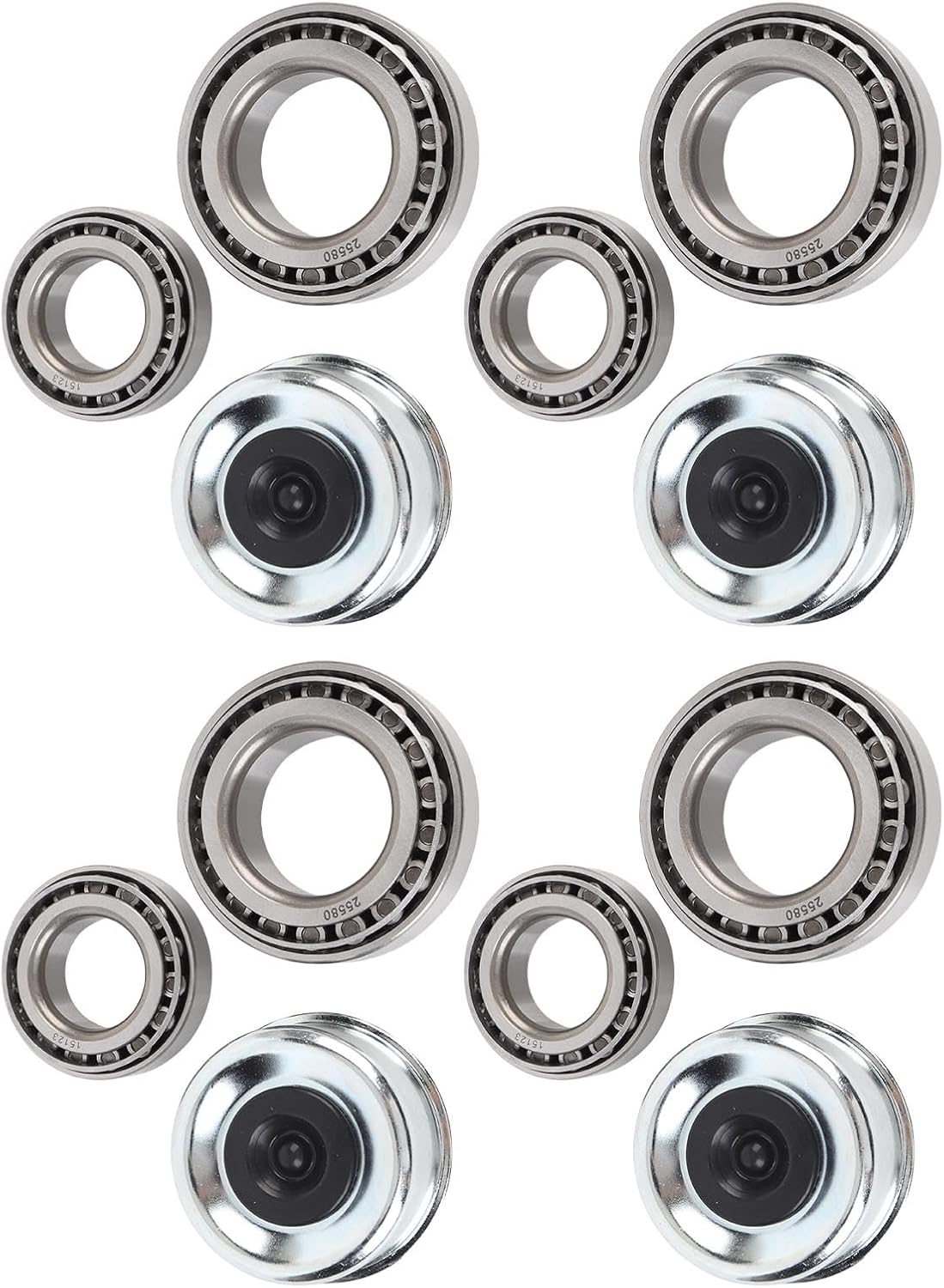 Matybobe Dusts Proof 5200-6000lb Axles Bearing Kit, Quiet & High Speed Trailer Wheel Hub Set,Leakage Proof for Marine Trailers, Aging Prevention with Excellent Support