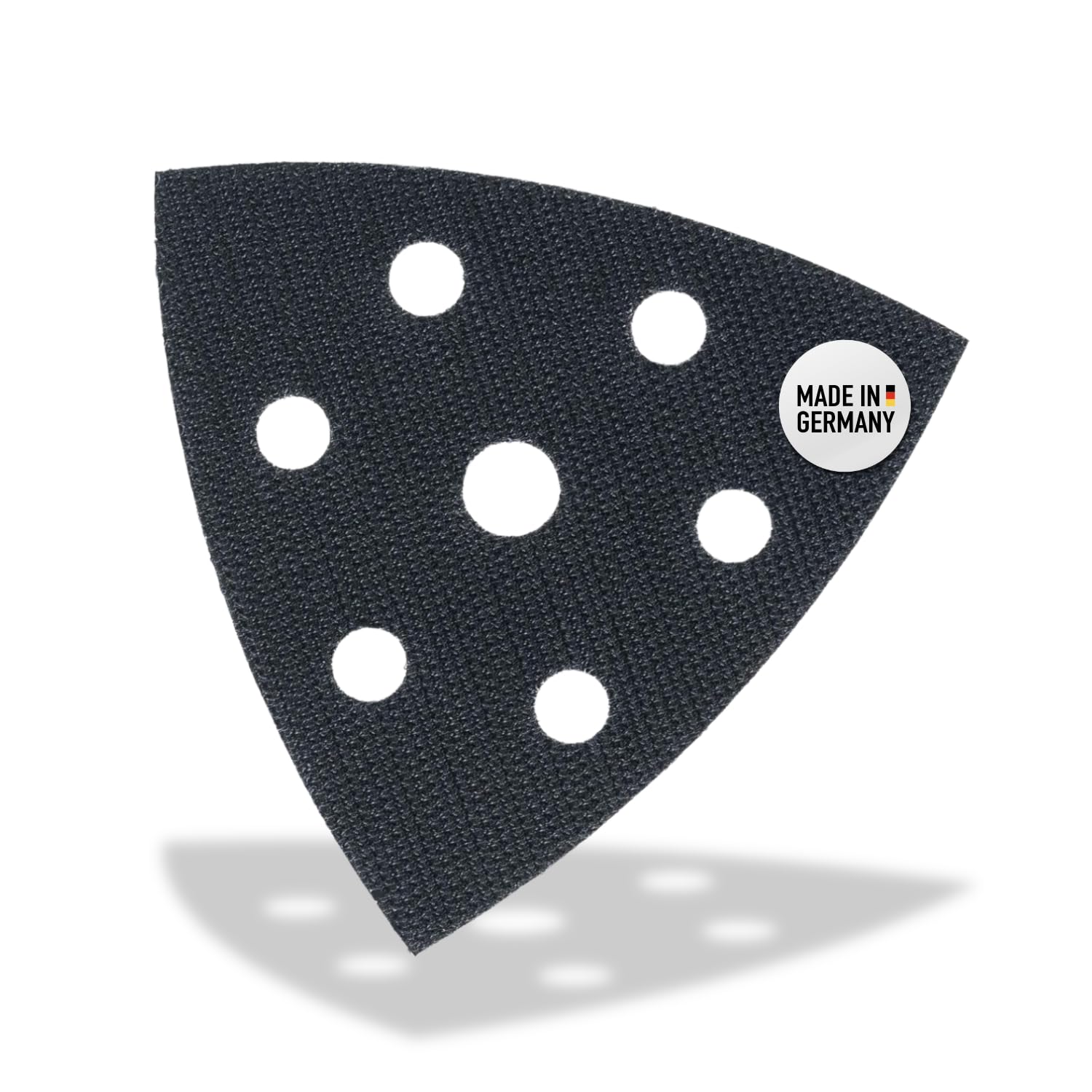 Pad Saver - Protector Pad 93mm 6-Hole for Hook and Loop Triangle Sander Plate - Delta Sander Backing Pad - DFS