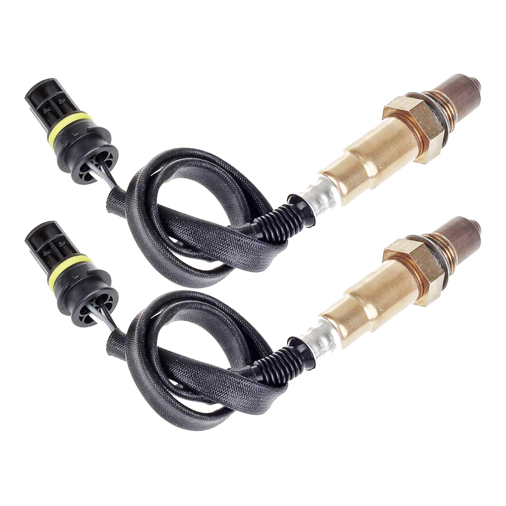 Dropwater 1 Pair Front and Rear Oxygen O2 Sensors Replacement for Mercedes-Benz 2002 C230 2.3L,Replaces#234-4883 234-4893,Set of 2pcs