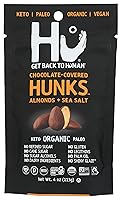 Vista 1 de HU KITCHEN Almendras Cubiertas de Chocolate, 4 OZ