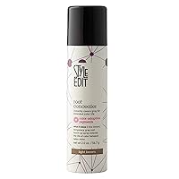 Vista 23 de Corrector de raíz marrón medio, spray de retoque para cabello castaño medio, cubre temporalmente el cabello gris, paquete de 1