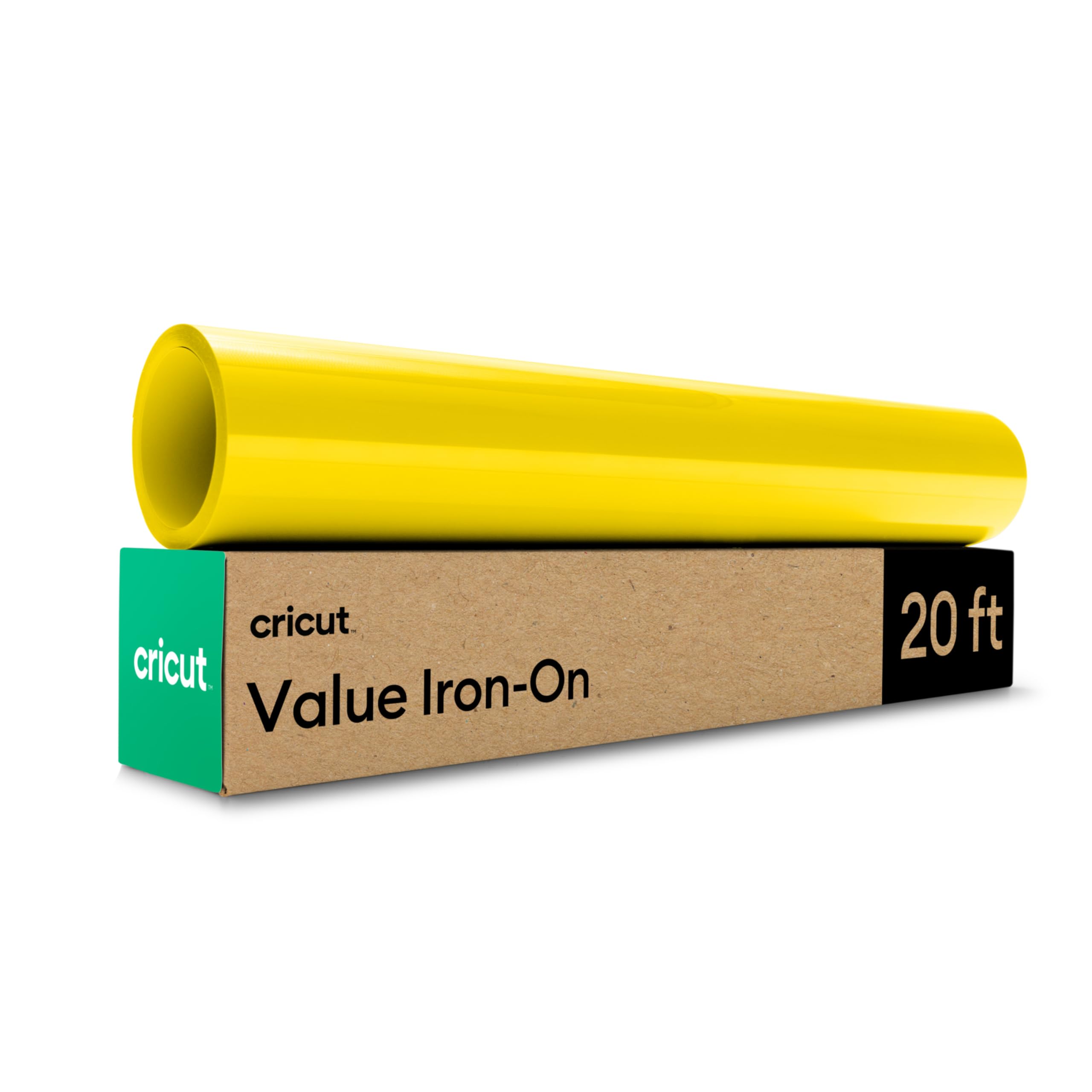 Cricut Value Iron-On, Yellow (12 in x 20 ft)