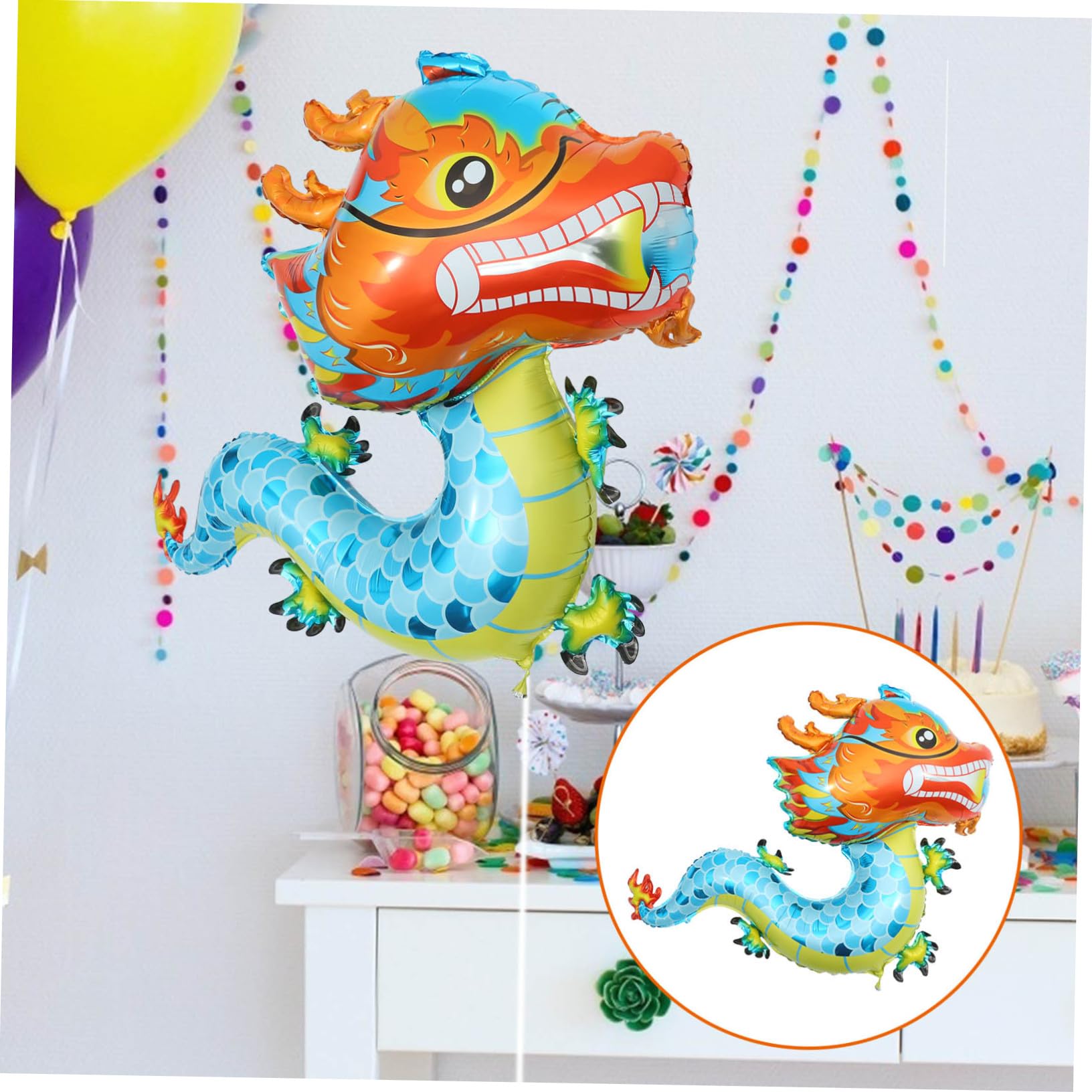Amazon | Gogogmee 新年パーティーデコレーション 5個 中国 アルミ 