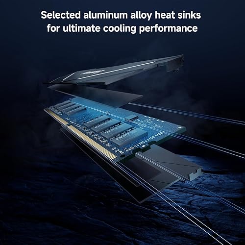 Miniatura 6 de fanxiang RAM DDR4 RGB 32 GB (2 x 16 GB) 3600 MHz CL18 V1.35, memoria de overclocking de máquina de juegos de escritorio, compatible con Intel XMP