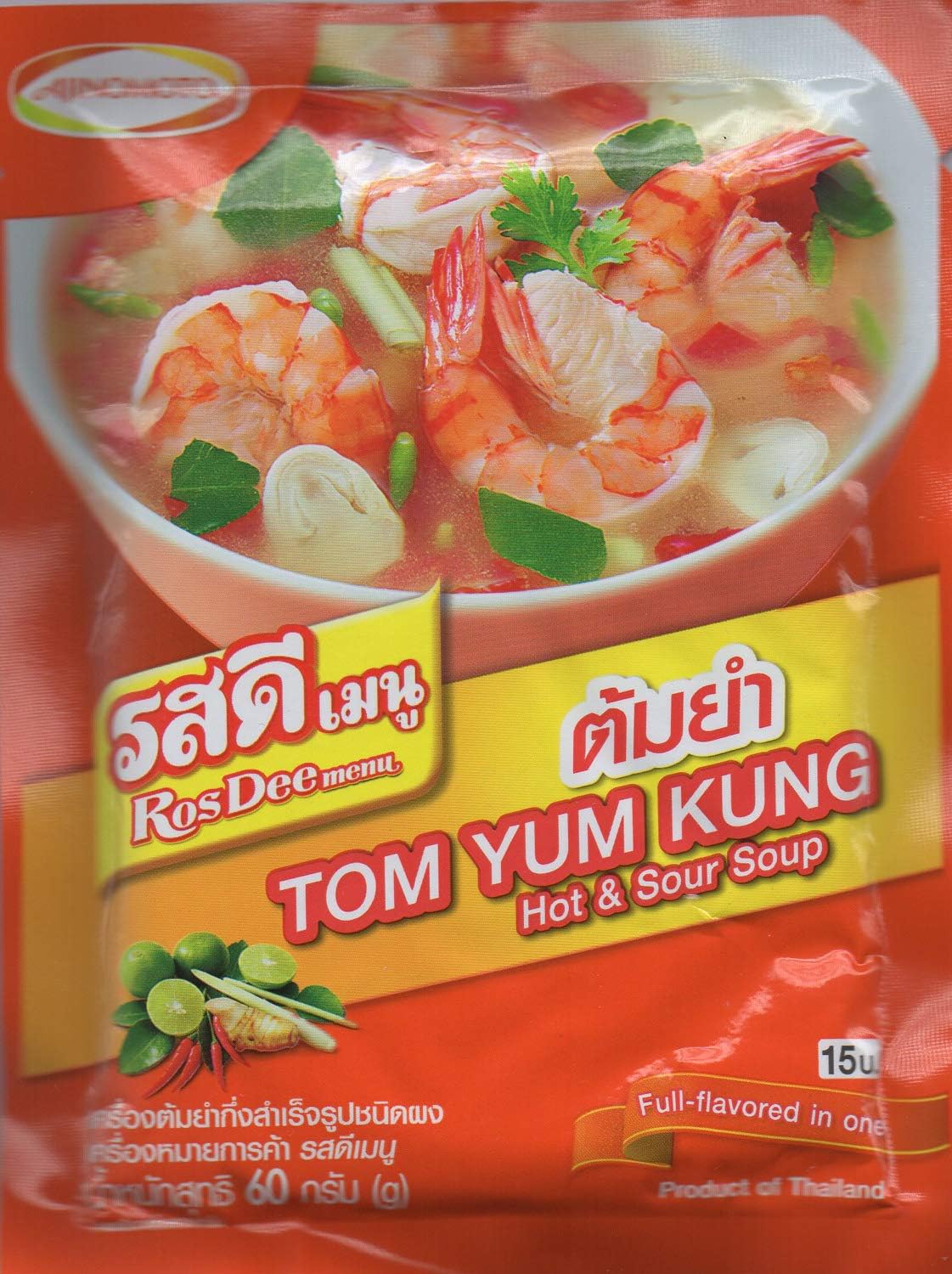 Ajinomoto TOM YUM CREAMY Powder, 60g Pack of 3