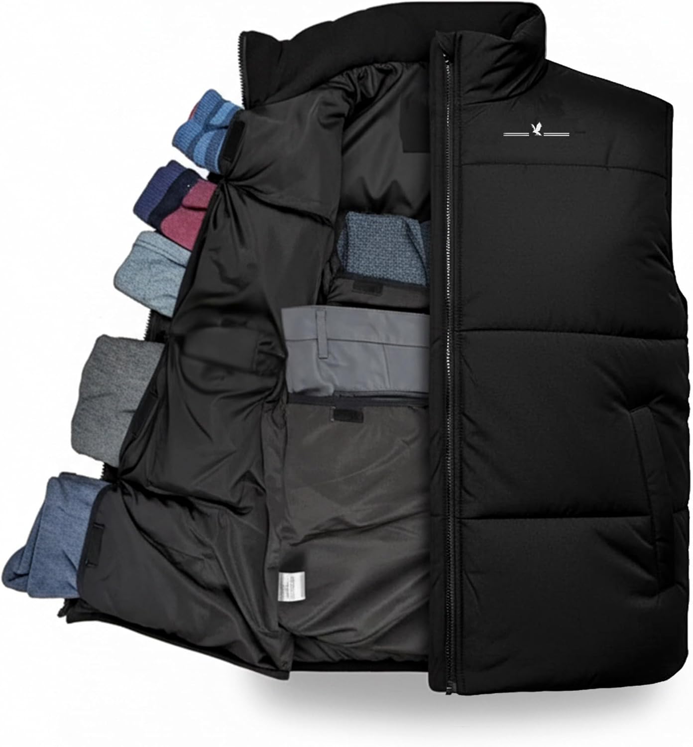 Smart Travel Vest for Men & Women with 12 Hidden Pockets | Avoid Carry-on Fees | Holds 4 Days of Clothes