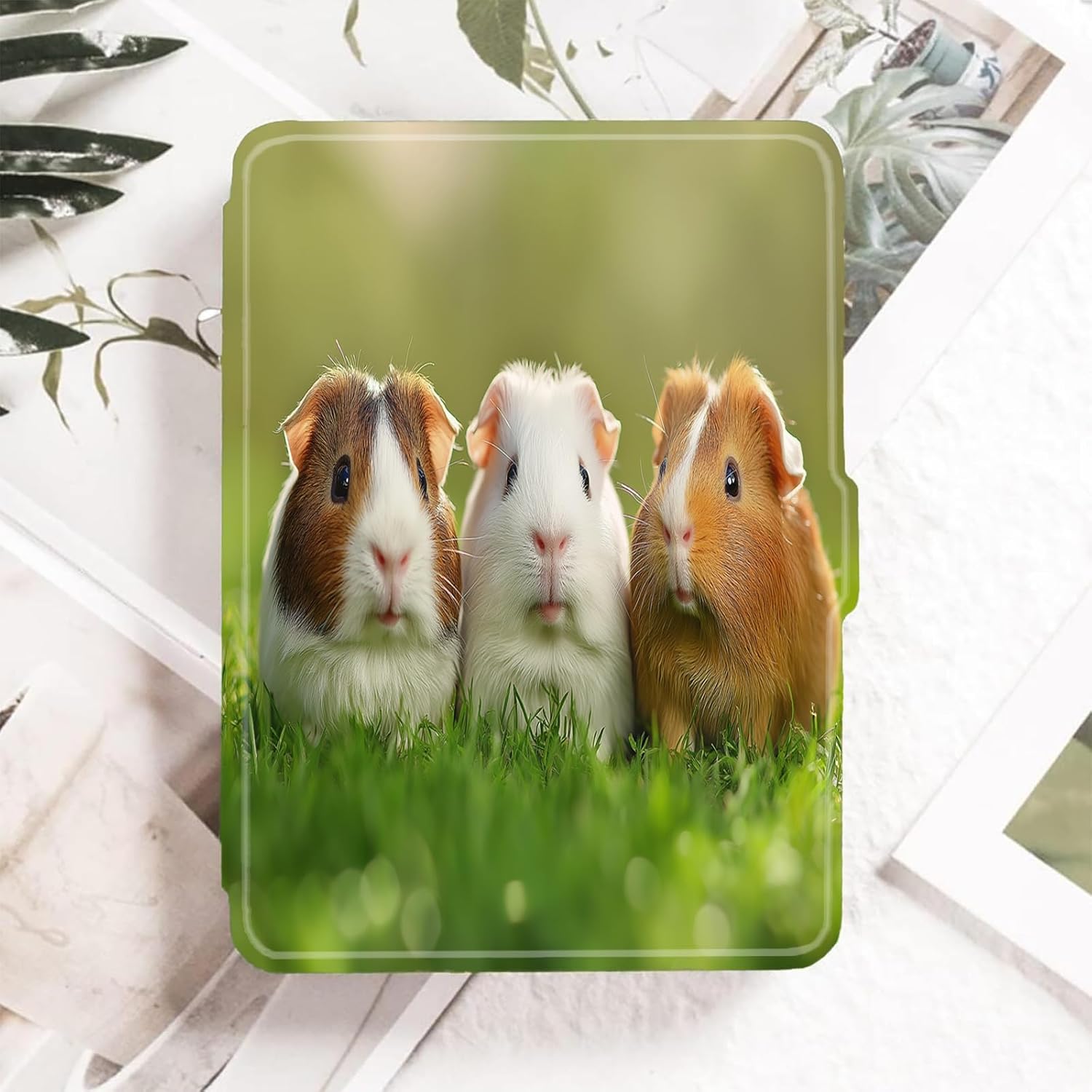 Case for Kindle Oasis Protective Cover with Auto Sleep Wake Only Fits 7 Inch Kindle Oasis(10th 2019 Release & 9th 2017 Release),Cute Guinea Pig