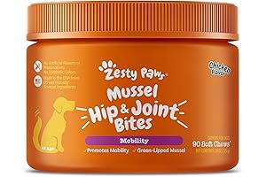 Zesty Paws 8-in-1 Bites: Mussel Mobility Chews for Dogs