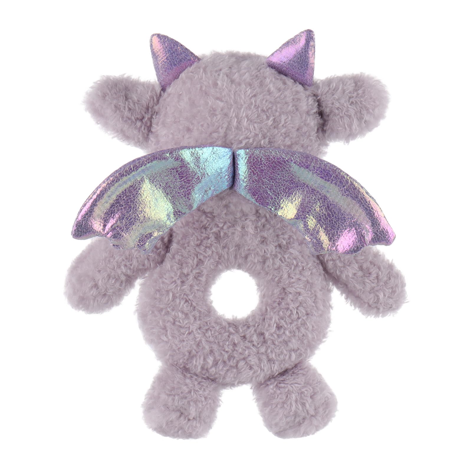 Apricot Lamb Dragon Soft Baby Rattle for Boys and Girls, Plush Stuffed Animal Rattle Toy Lovey for The Newborn, 0-3 Months, 0-6 Months and Above, Purple - Image 4