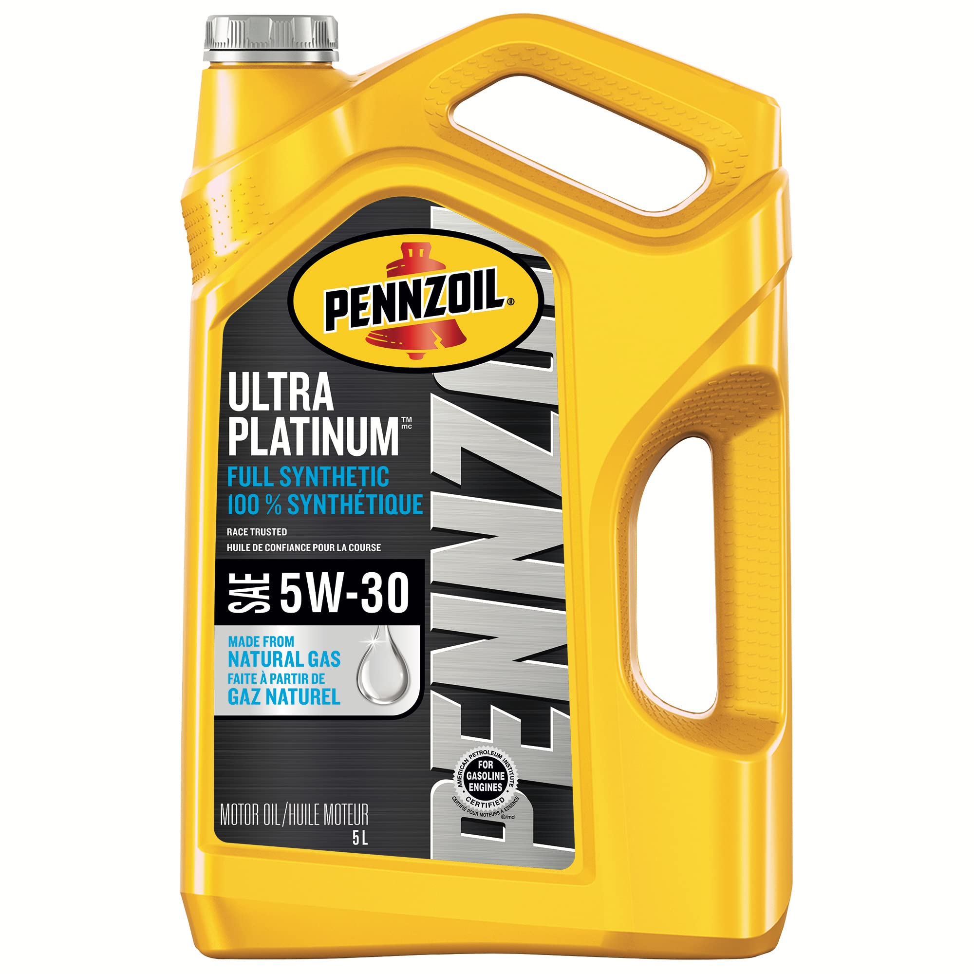Pennzoil Ultra Platinum 5W-30 5クォート Pennzoil Ultra Platinum Full Synthetic 5W-30 Motor Oil (5L