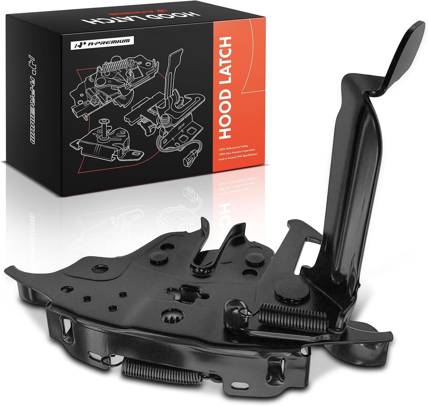 A-Premium Hood Latch Lock Compatible with 2007-2013 Nissan Altima, Front Hood Lock Engine Bonnet Latch Assembly