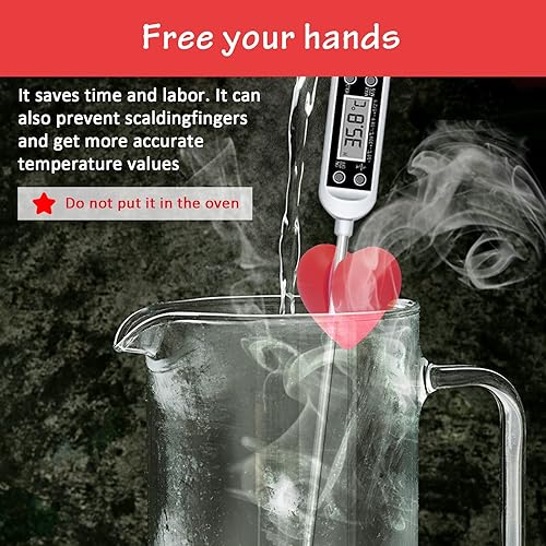 Miniatura 5 de Windspeed Soporte de clip para termómetro (no incluye termómetro), 2 soportes para termómetro digital para soporte de termómetro digital para velas,