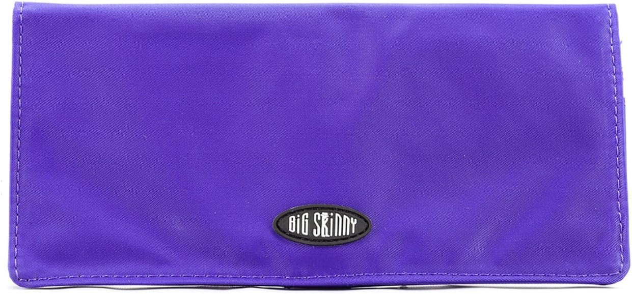 Women's Executive Bi-Fold Checkbook Slim Wallet, Holds Up to 40 Cards