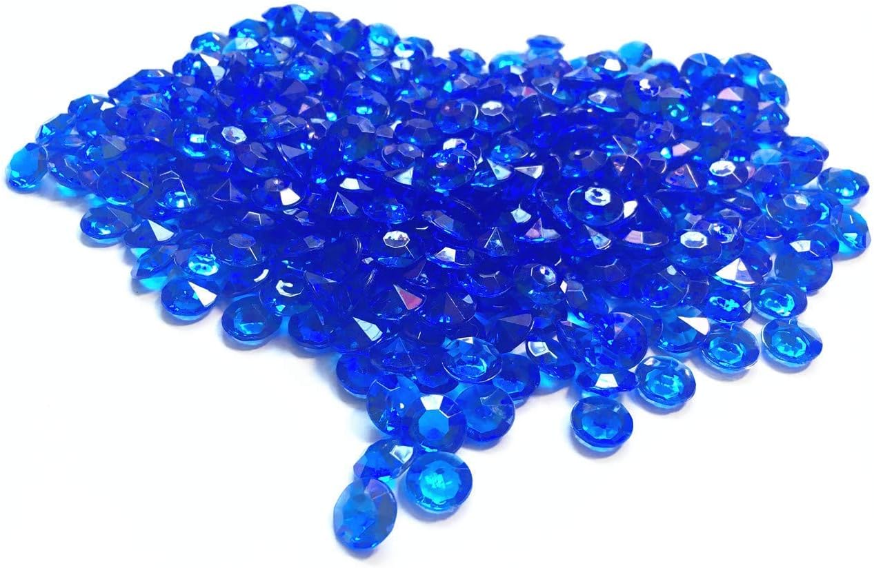 Liying Acrylic Diamonds Table Confetti Faux Round Crystals