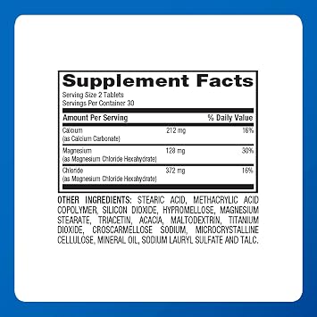 MAJOR MagDelay Magnesium Chloride 64 mg, 60 Tablets (1-Pack)