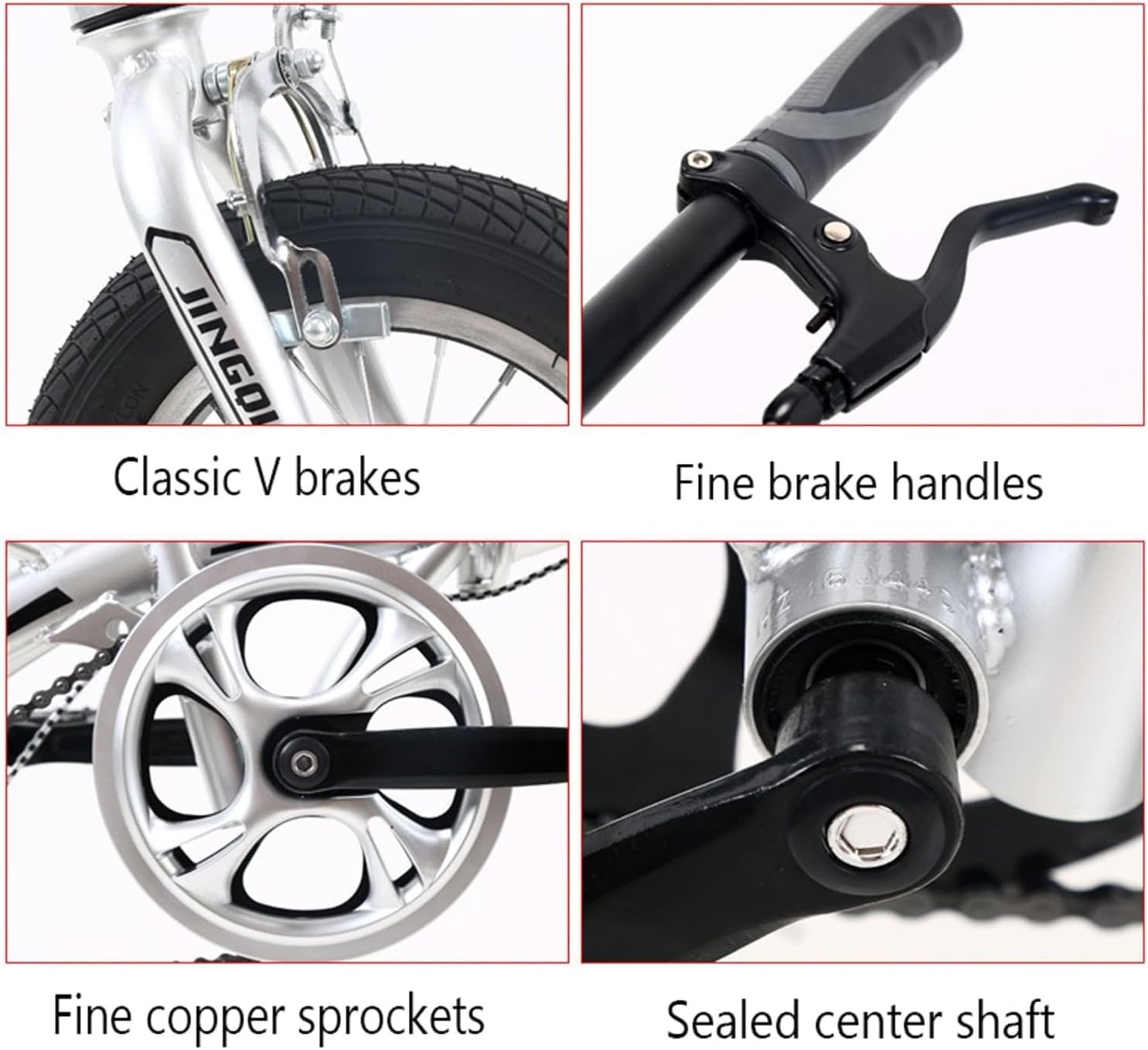 Bicicleta Plegable 12 Pulgadas para Adultos, Color C