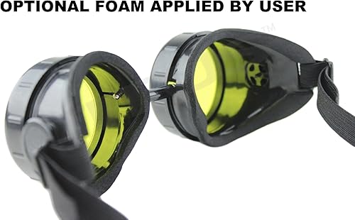 Miniatura 8 de Juego completo de lentes de seguridad para soldadura Titus con caja de almacenamiento, estilo Steampunk industrial, seguridad de soldadura de arco