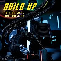 Vista 7 de AsiaHorse Extensión de cable PSU de 18 AWG con funda personalizada Mod GPU PC Audio Video Fuente de alimentación Cables trenzados suaves con kit