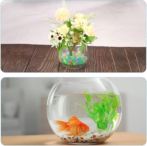 Miniatura 7 de MECCANIXITY 300 piezas de piedras brillantes de 0.315-0.433 in brillantes para decoración en la oscuridad, piedras luminosas, decoración de