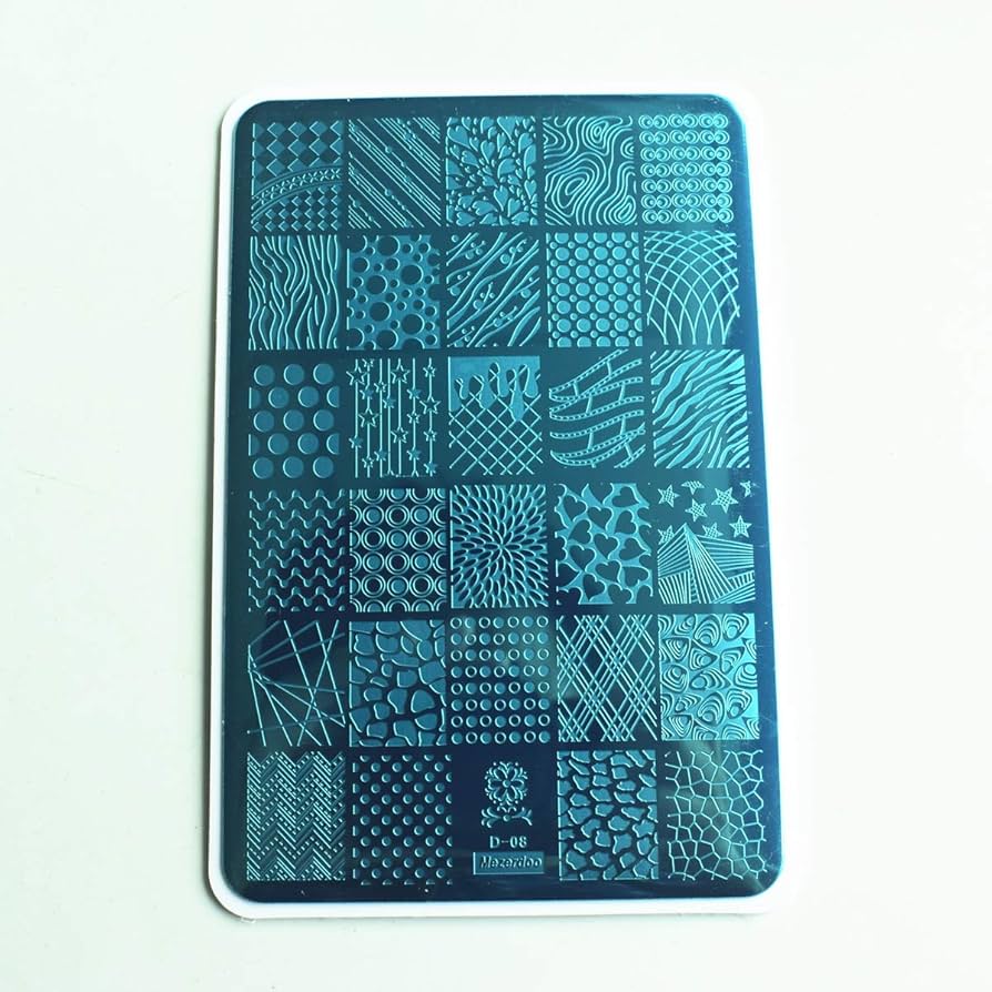 Amazon.co.jp: 2枚9.5x14.5cmネイルスタンピングプレート