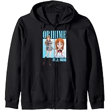 Bleach Orihime Inoue Kanji 90's Style Anime Zip Hoodie