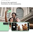 YATWIN Silicone Back Case for Samsung Galaxy S22 Plus, Soft-Touch Phone Back Cover for Samsung Galaxy S22 Plus - Link Cyan gallery image