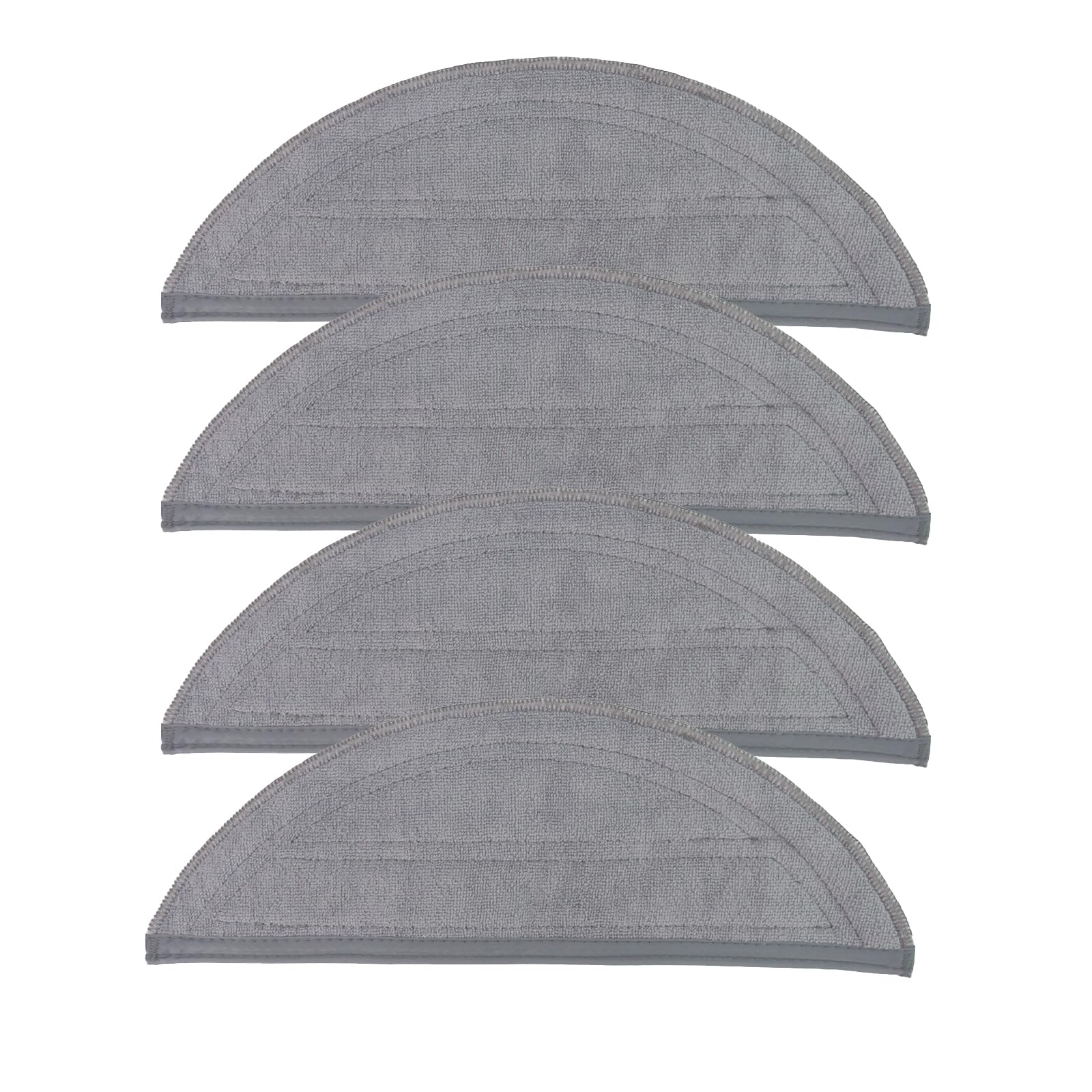 Odashen 4 Pack Replacement Mop Pads for Roborock Saros 10/G30 Robot Vacuum Cleaner Mop, Microfiber Washable Mopping Pad, Cleaning Pads Replacement Accessories