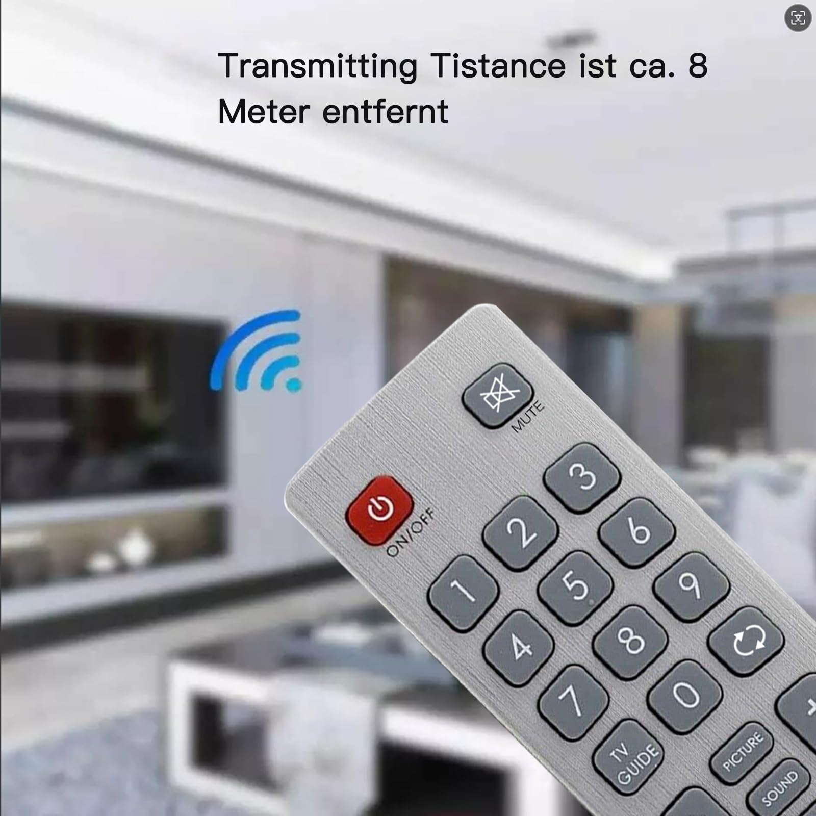 FOXRMT Telecomando Universale Per TV Sharp – Sostituzione A Infrarossi, 4 Tasti Scelta Rapida, Nessuna Configurazione - 3