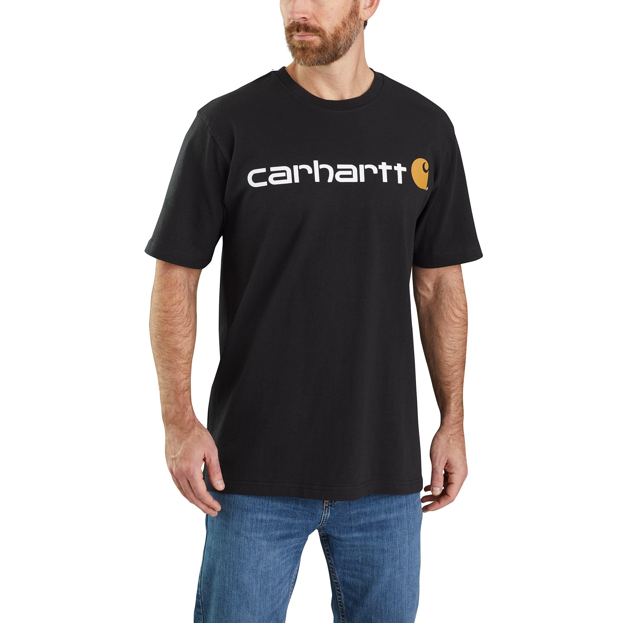 CarharttMen's Big Signature Logo Short Sleeve T-Shirt