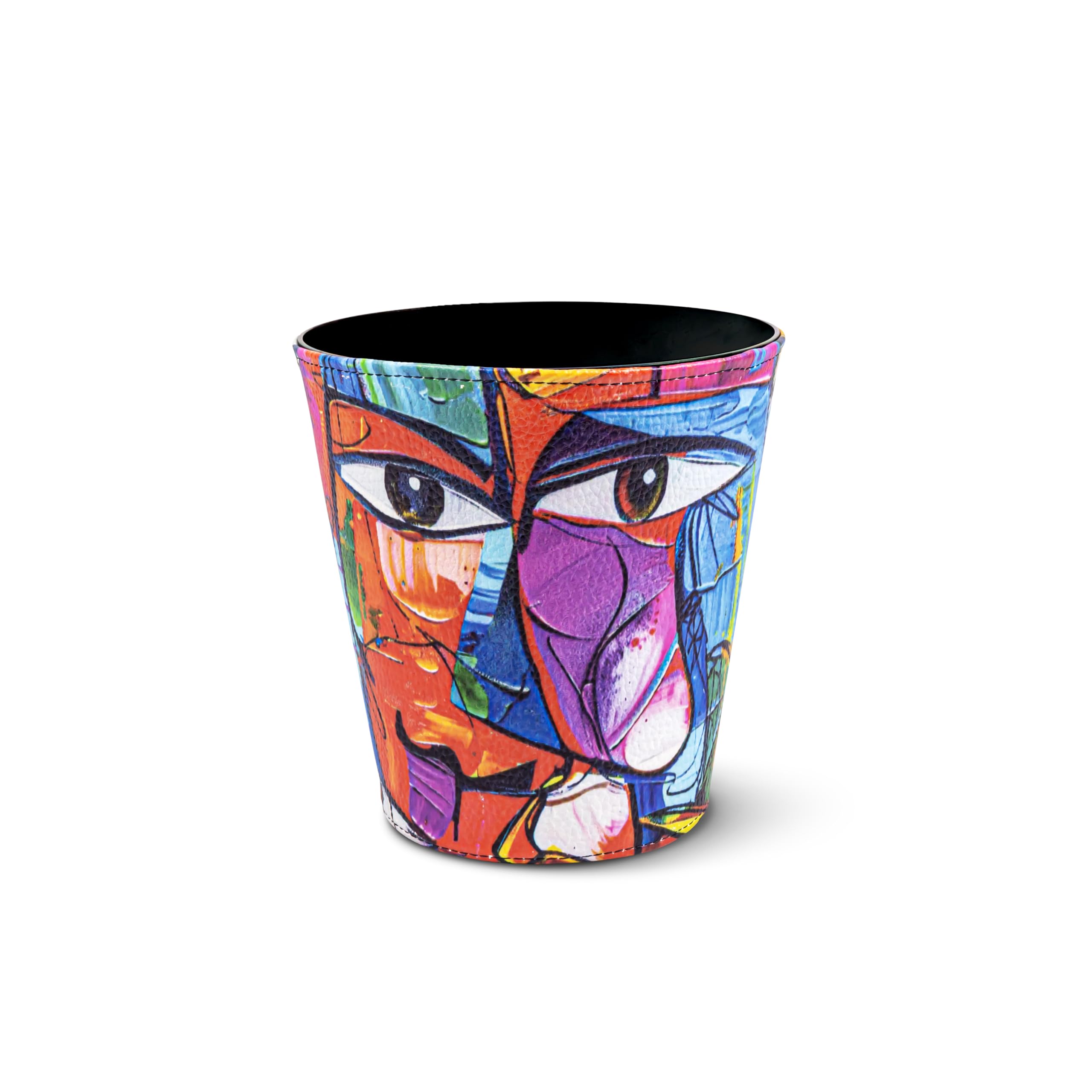 Septe Maison Deluxe – Vaso Decorativo da Interno ed Esterno in Ecopelle Lavabile – Design Moderno e Resistente – Ø18,5xH18 cm – Complemento d’Arredo Elegante per Casa e Giardino(Pablo)