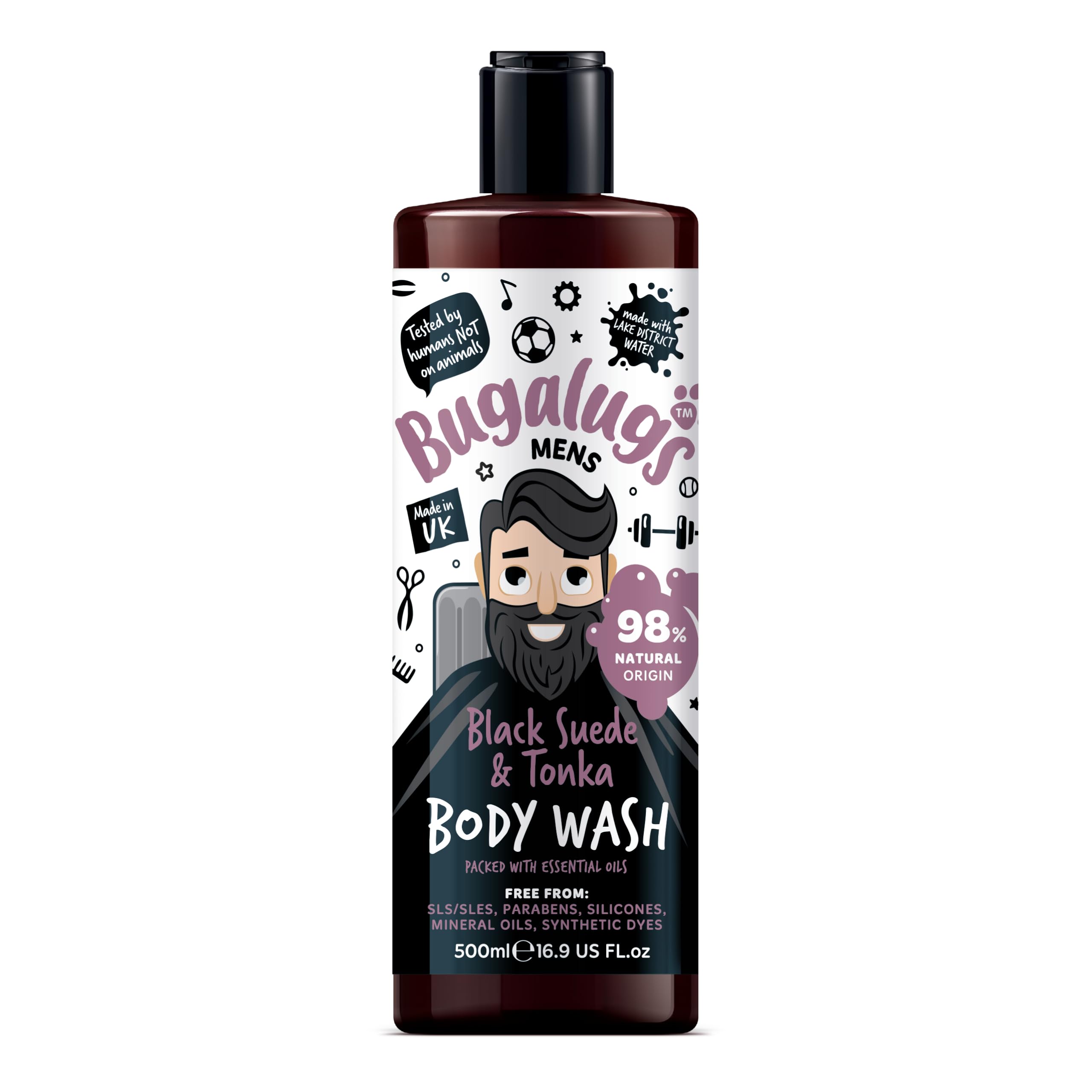 BUGALUGS Mens Shower Gel 500ml