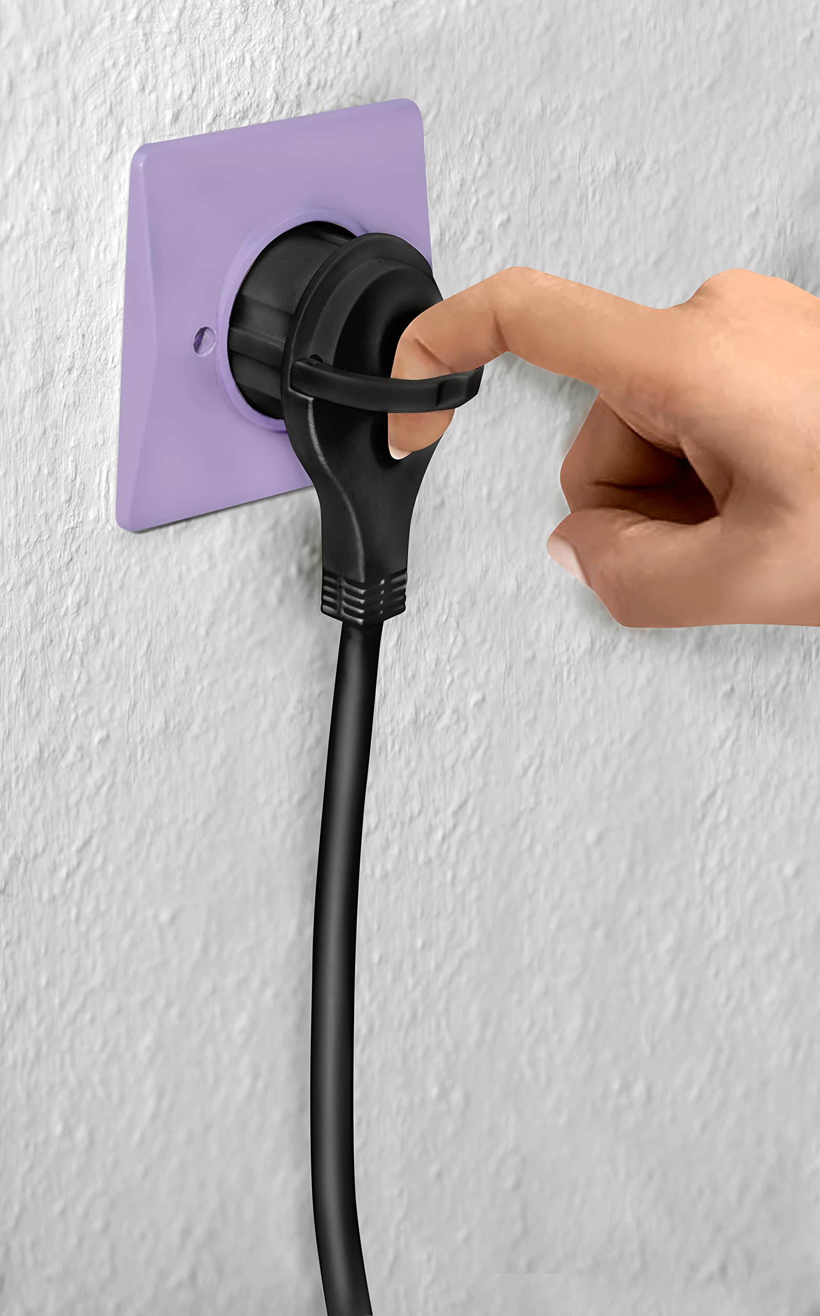 Brennenstuhl Rallonge 2m câble fiche plate Noir