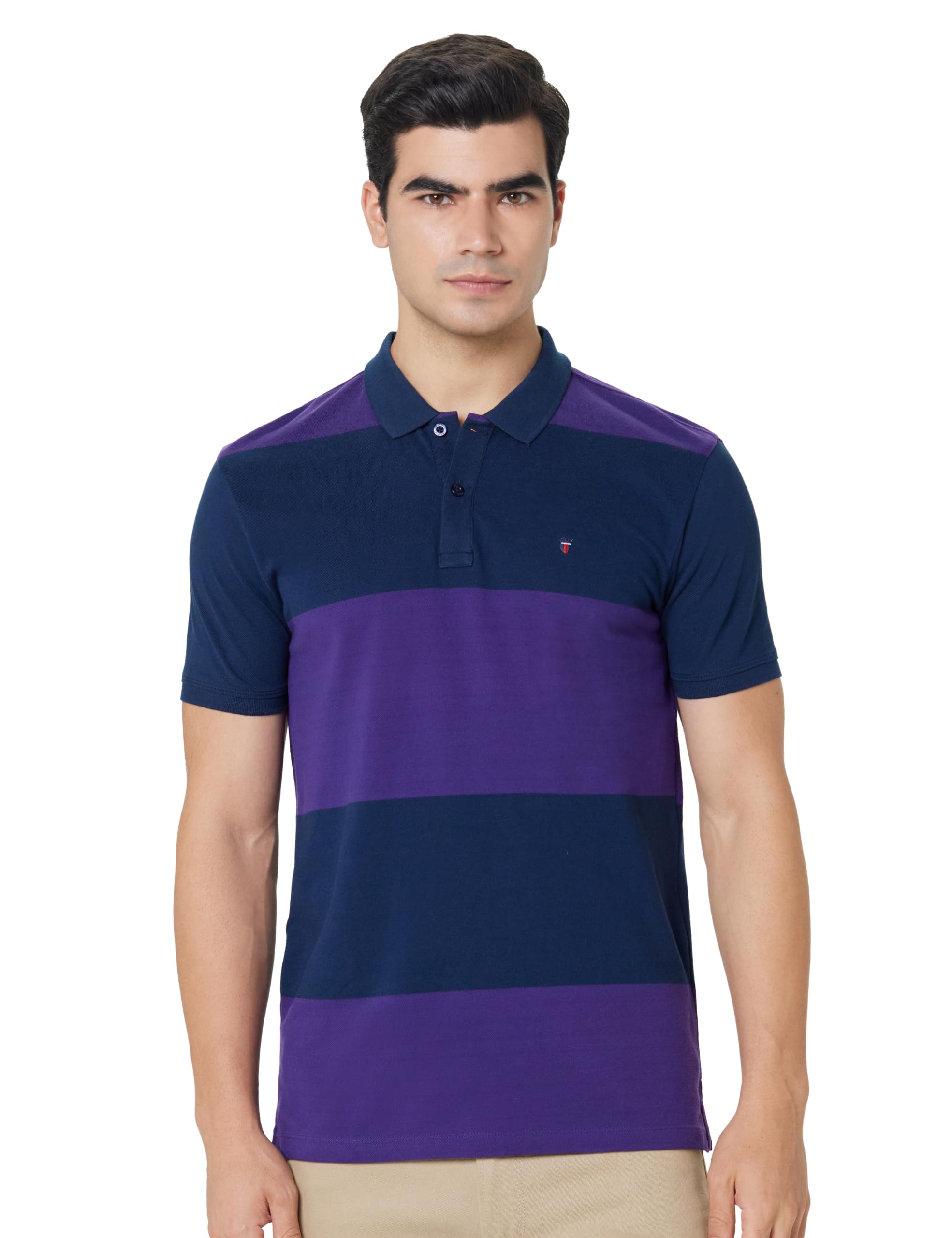 Men Cotton Premium Solid Polo T-Shirt Slim Fit with Color Fastness-image-29