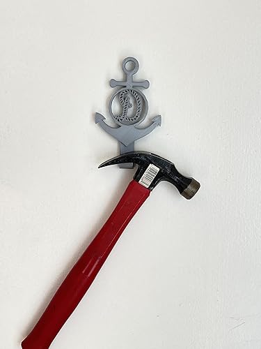 Miniatura 4 de Decorative Cruise Ship Anchor Initial Cabin Magnetic Hooks - Heavy Duty Neodymium, Strong 60 Lbs Metal Wall Hanging For Swimsuits, Towels, Keys,