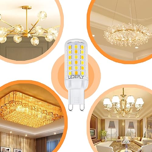 Miniatura 7 de Bombilla inteligente WiFi G9, 3.5 W  40 W, compatible con Alexa Google Home, regulable, blanco sintonizable (2700 K-6500 k), control remoto de