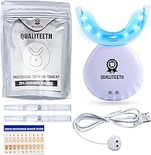 Teeth Whitening Kit for White Teeth | Tooth Whitening Kit with LED Light | 2 Teeth Whitening Pens, LED Mouthpiece | 35% Carbamide Peroxide Whitening Gel | Professional Oral Product