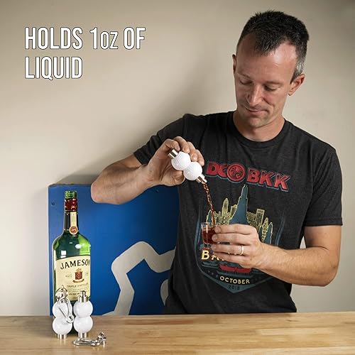 Miniatura 5 de Frasco de golf hecho de pelotas de golf reales en funda de regalo, llavero y mosquetón para fijar a accesorios de bolsa de golf, el mejor regalo de