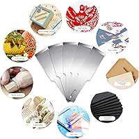 Vista 6 de Juego de 100 cuchillas de hobby #17, cuchillas de repuesto para cuchillos de hobby con caja de almacenamiento para arte y manualidades, suministros