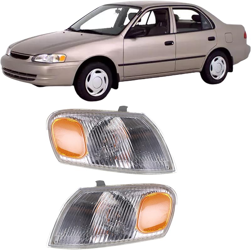 Par de lanternas de seta laterais labwork para Toyota Corolla 1998 a 2000 – 81520-02040 / TO2520150